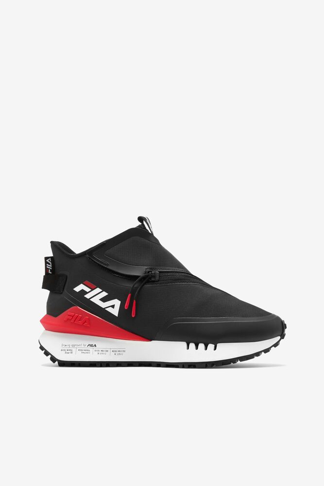 Fila Space Runner Black Sneakers Womens - NZ 20467-WMGD